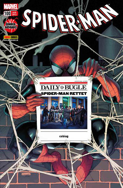 Cover for Spider-Man (Panini Deutschland, 2004 series) #100 [Cobiag]