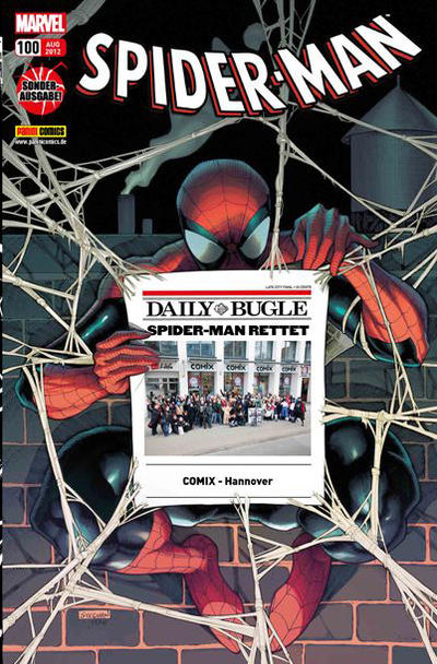 Cover for Spider-Man (Panini Deutschland, 2004 series) #100 [Comix-Hannover]