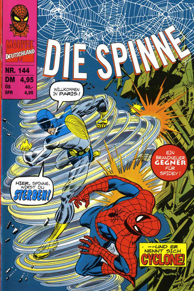 Cover for Die Spinne - Das fehlende Jahr (Panini Deutschland, 1998 series) #144