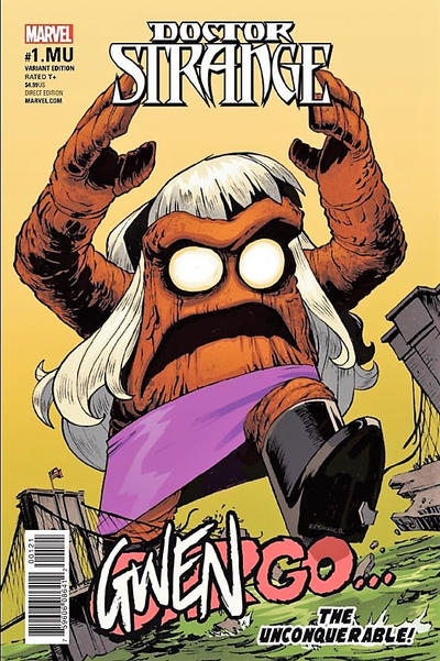 Cover for Doctor Strange (Marvel, 2015 series) #1.MU [Gwenster Unleashed]