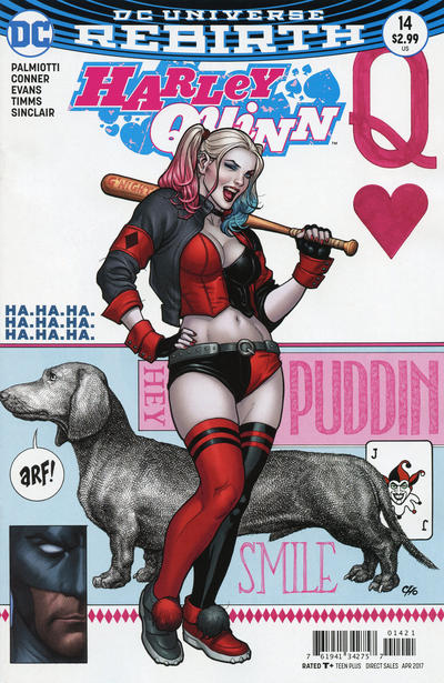 Cover for Harley Quinn (DC, 2016 series) #14 [Frank Cho Cover]