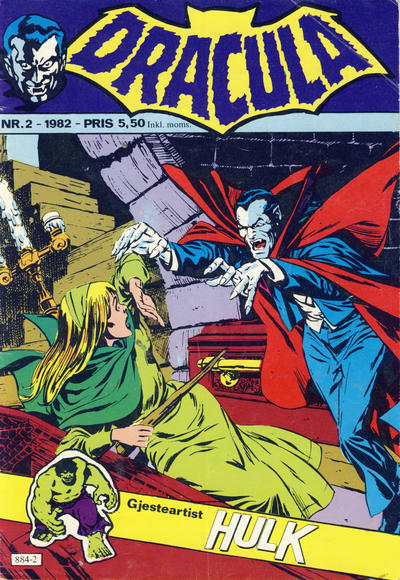 Cover for Dracula (Atlantic Forlag, 1982 series) #2/1982