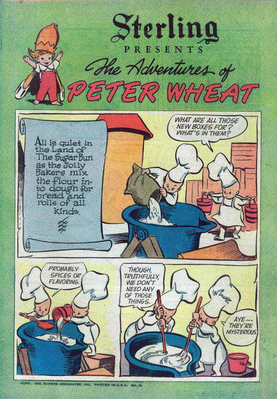 Cover for The Adventures of Peter Wheat (Peter Wheat Bread and Bakers Associates, 1948 series) #30 [Sterling]