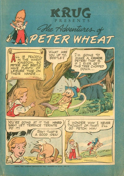 Cover for The Adventures of Peter Wheat (Peter Wheat Bread and Bakers Associates, 1948 series) #47 [Krug]