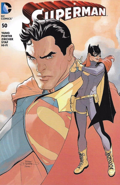 Cover for Superman (DC, 2011 series) #50 [Midtown Comics Terry Dodson Connecting Cover]