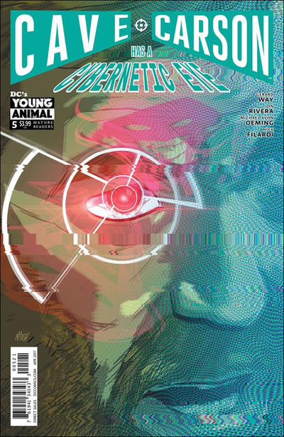 Cover for Cave Carson Has a Cybernetic Eye (DC, 2016 series) #5 [Mitch Gerads Cover]