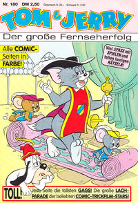 Cover Thumbnail for Tom & Jerry (Condor, 1976 series) #180