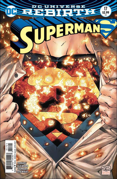 Cover for Superman (DC, 2016 series) #17 [Tony S. Daniel Cover]