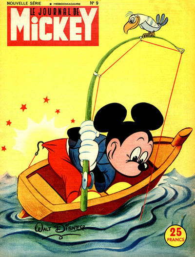 Cover for Le Journal de Mickey (Hachette, 1952 series) #9
