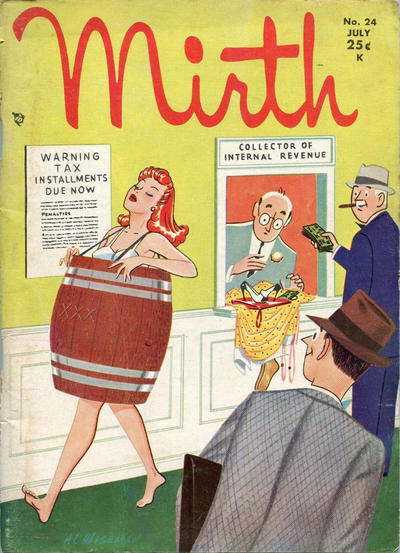 Cover for Mirth (Hardie-Kelly, 1950 series) #24