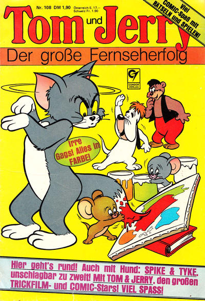 Cover for Tom & Jerry (Condor, 1976 series) #108