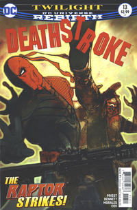 Cover Thumbnail for Deathstroke (DC, 2016 series) #13 [Bill Sienkiewicz Cover]