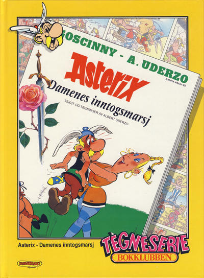 Cover for Tegneseriebokklubben (Hjemmet / Egmont, 1985 series) #86 - Asterix - Damenes inntogsmarsj; Asterix' odyssé