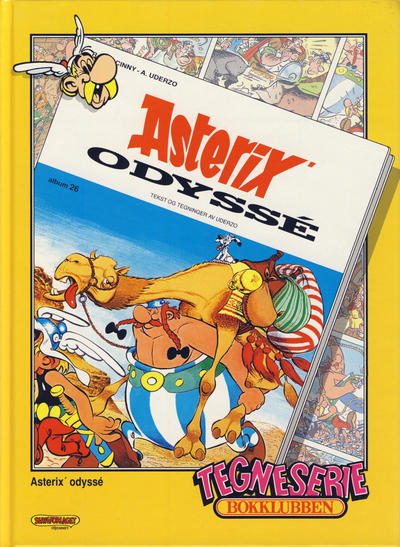 Cover for Tegneseriebokklubben (Hjemmet / Egmont, 1985 series) #86 - Asterix - Damenes inntogsmarsj; Asterix' odyssé