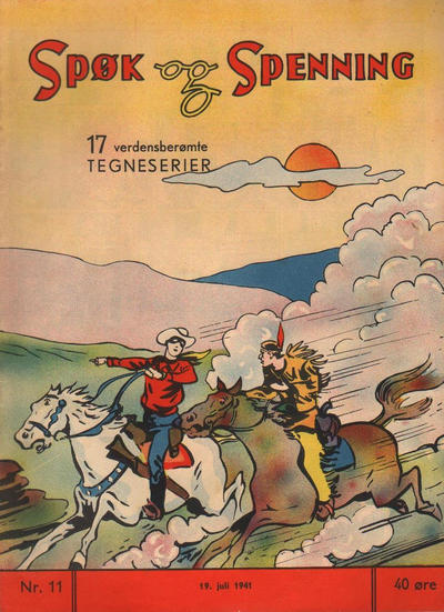 Cover for Spøk og Spenning (Magasinet For Alle, 1941 series) #11/1941
