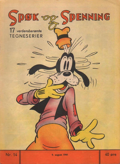 Cover for Spøk og Spenning (Magasinet For Alle, 1941 series) #14/1941