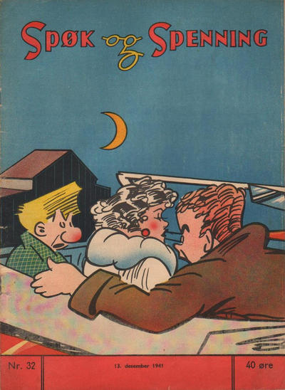 Cover for Spøk og Spenning (Magasinet For Alle, 1941 series) #32/1941