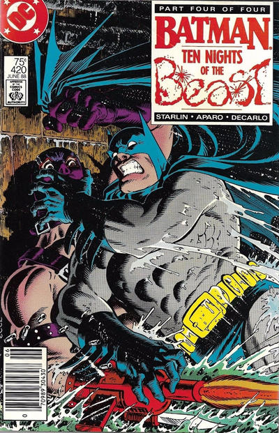 Cover for Batman (DC, 1940 series) #420 [Newsstand]
