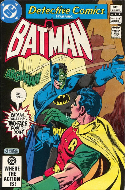 Cover for Detective Comics (DC, 1937 series) #513 [Direct]