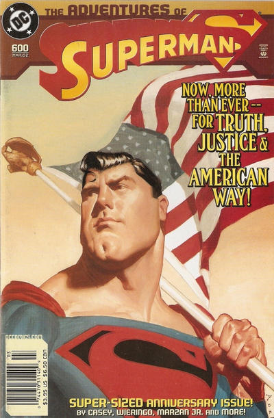 Cover for Adventures of Superman (DC, 1987 series) #600 [Newsstand]