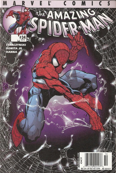 Cover for The Amazing Spider-Man (Marvel, 1999 series) #34 (475) [Newsstand]