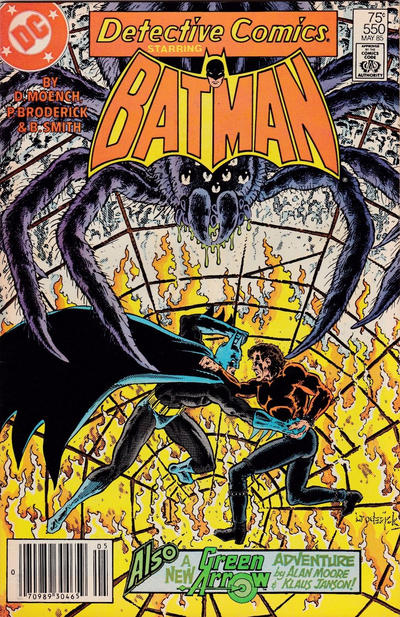 Cover for Detective Comics (DC, 1937 series) #550 [Newsstand]