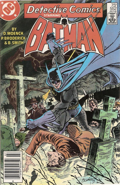 Cover for Detective Comics (DC, 1937 series) #552 [Newsstand]