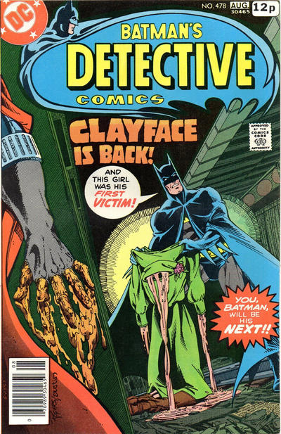 Cover for Detective Comics (DC, 1937 series) #478 [British]