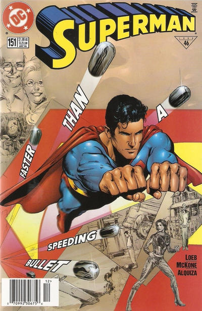 Cover for Superman (DC, 1987 series) #151 [Newsstand]