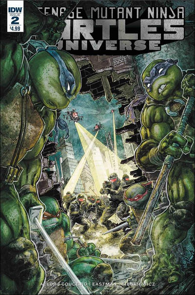 Cover for Teenage Mutant Ninja Turtles Universe (IDW, 2016 series) #2 [Regular Cover]