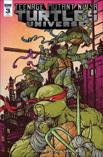 Cover for Teenage Mutant Ninja Turtles Universe (IDW, 2016 series) #3 [Retailer Incentive Cover]