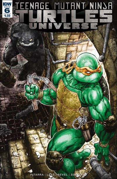 Cover for Teenage Mutant Ninja Turtles Universe (IDW, 2016 series) #6 [Regular Cover Freddie E. Williams II]