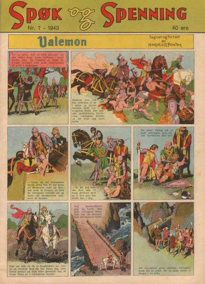 Cover for Spøk og Spenning (Magasinet For Alle, 1941 series) #7/1943