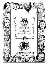 Cover Thumbnail for Die Welt des Comic (CBC - Comic Buch Club, 1977 series) #1