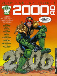 Cover Thumbnail for 2000 AD (Rebellion, 2001 series) #2000 [Chris Burnham]