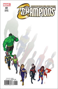 Cover Thumbnail for Champions (Marvel, 2016 series) #2 [Incentive Mike Choi Variant]
