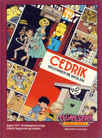 Cover for Tegneseriebokklubben (Hjemmet / Egmont, 1985 series) #60 - Agent 327: Ondskapens tunge; Cedrik begynner på skolen