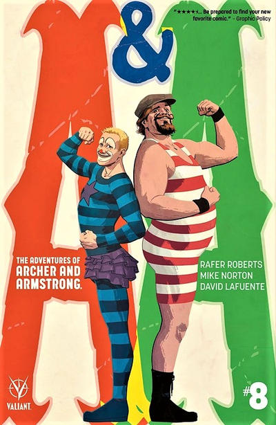 Cover for A&A: The Adventures of Archer & Armstrong (Valiant Entertainment, 2016 series) #8 [Cover A - Kano]