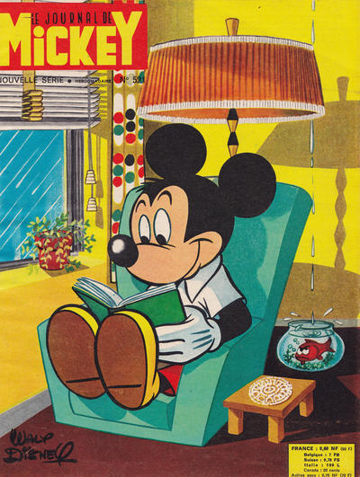 Cover for Le Journal de Mickey (Hachette, 1952 series) #521
