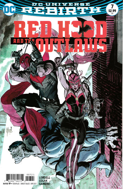 Cover for Red Hood and the Outlaws (DC, 2016 series) #7 [Guillem March Cover]