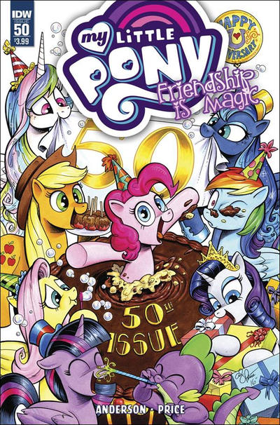 Cover for My Little Pony: Friendship Is Magic (IDW, 2012 series) #50