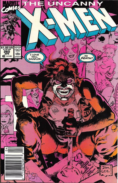 Cover for The Uncanny X-Men (Marvel, 1981 series) #260 [Newsstand]