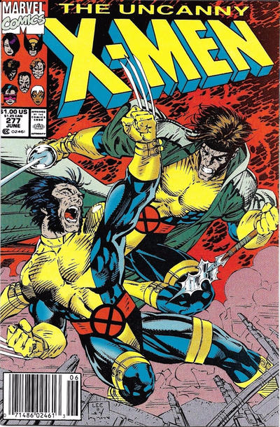 Cover for The Uncanny X-Men (Marvel, 1981 series) #277 [Newsstand]