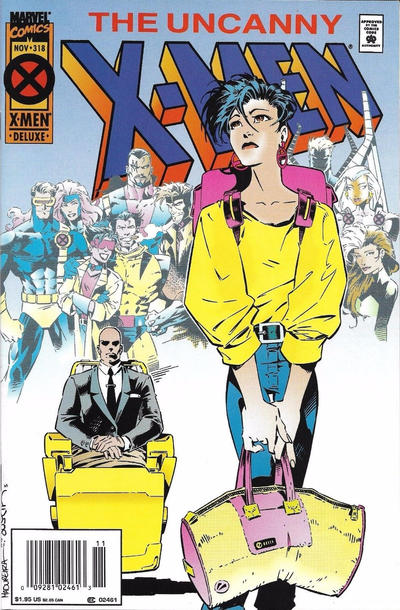 Cover for The Uncanny X-Men (Marvel, 1981 series) #318 [Deluxe Newsstand Edition]