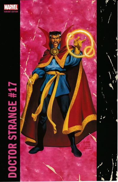 Cover for Doctor Strange (Marvel, 2015 series) #17 [Incentive Joe Jusko Corner Box Variant]