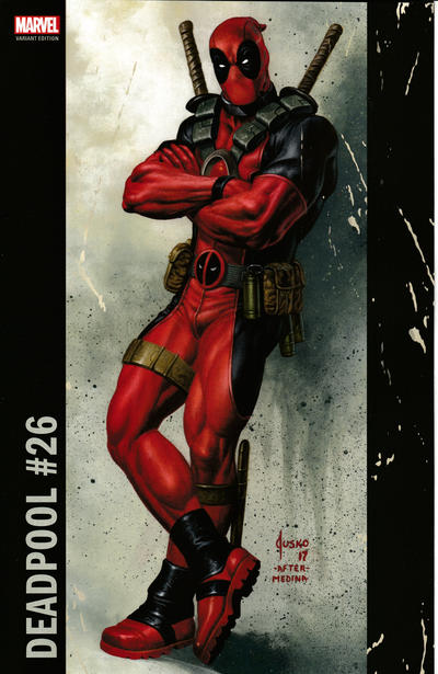 Cover for Deadpool (Marvel, 2016 series) #26 [Incentive Joe Jusko Corner Box Variant]