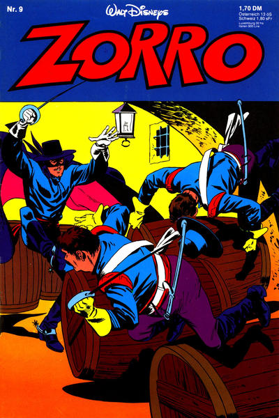 Cover for Zorro (Egmont Ehapa, 1979 series) #9