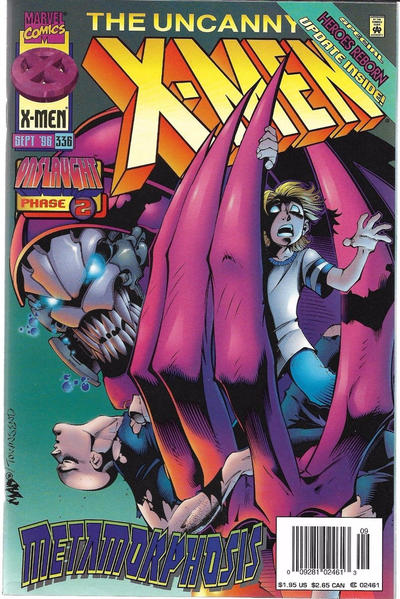 Cover for The Uncanny X-Men (Marvel, 1981 series) #336 [Newsstand]