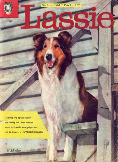 Cover for Lassie (Serieforlaget / Se-Bladene / Stabenfeldt, 1959 series) #5/1961