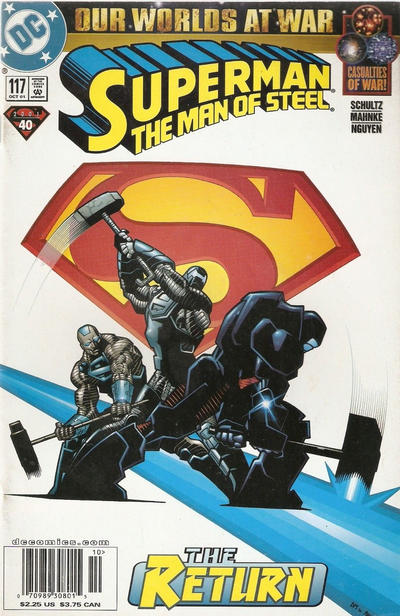 Cover for Superman: The Man of Steel (DC, 1991 series) #117 [Newsstand]